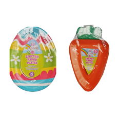 Easter Party Plates - 10 Piece Assorted